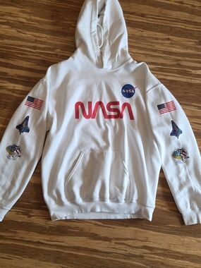 White NASA Hoodie